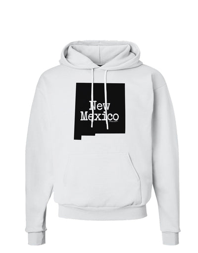 New Mexico - United States Shape Hoodie Sweatshirt by TooLoud-Hoodie-TooLoud-White-Small-Davson Sales