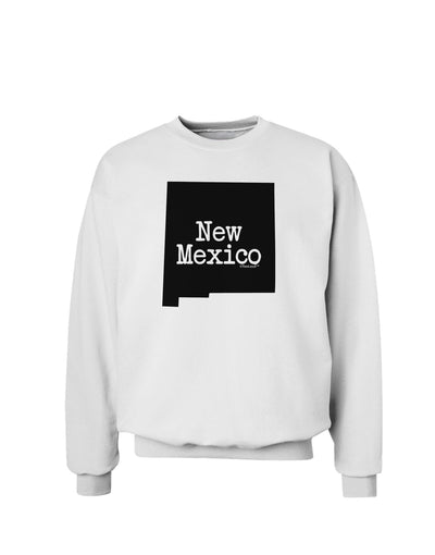 New Mexico - United States Shape Sweatshirt by TooLoud-Sweatshirts-TooLoud-White-Small-Davson Sales