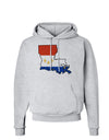 New Orleans Louisiana Flag Hoodie Sweatshirt-Hoodie-TooLoud-AshGray-Small-Davson Sales