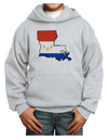 New Orleans Louisiana Flag Youth Hoodie Pullover Sweatshirt-Youth Hoodie-TooLoud-Ash-XS-Davson Sales