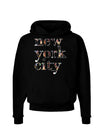 New York City - City Lights Dark Hoodie Sweatshirt by TooLoud-Hoodie-TooLoud-Black-Small-Davson Sales