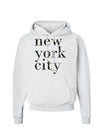 New York City - City Lights Hoodie Sweatshirt by TooLoud-Hoodie-TooLoud-White-Small-Davson Sales