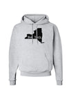 New York - United States Shape Hoodie Sweatshirt by TooLoud-Hoodie-TooLoud-AshGray-Small-Davson Sales