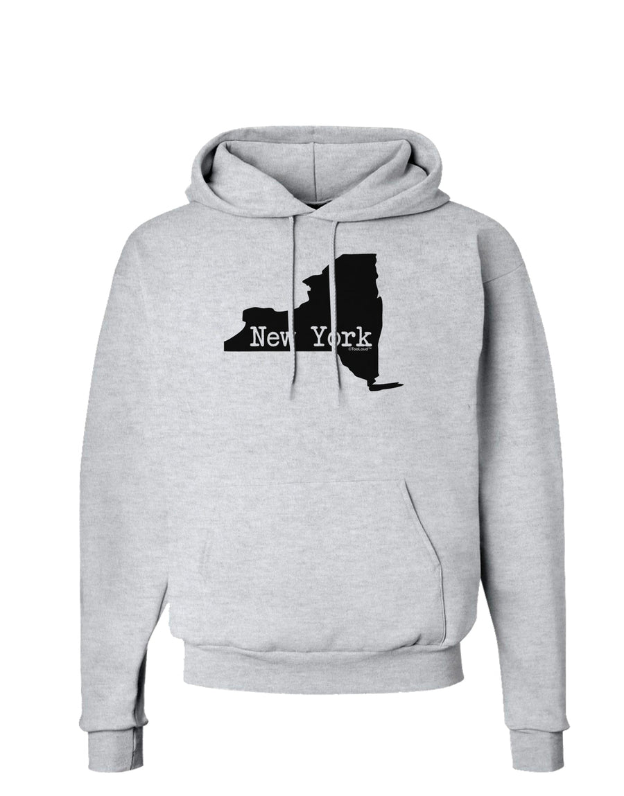 New York - United States Shape Hoodie Sweatshirt by TooLoud-Hoodie-TooLoud-White-Small-Davson Sales