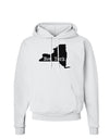 New York - United States Shape Hoodie Sweatshirt by TooLoud-Hoodie-TooLoud-White-Small-Davson Sales