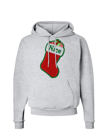 Nice Stocking Cute Christmas Hoodie Sweatshirt-Hoodie-TooLoud-AshGray-Small-Davson Sales