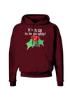 Nice to be Naughty Dark Hoodie Sweatshirt-Hoodie-TooLoud-Maroon-Small-Davson Sales