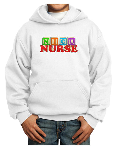 Nicu Nurse Youth Hoodie Pullover Sweatshirt-Youth Hoodie-TooLoud-White-XS-Davson Sales