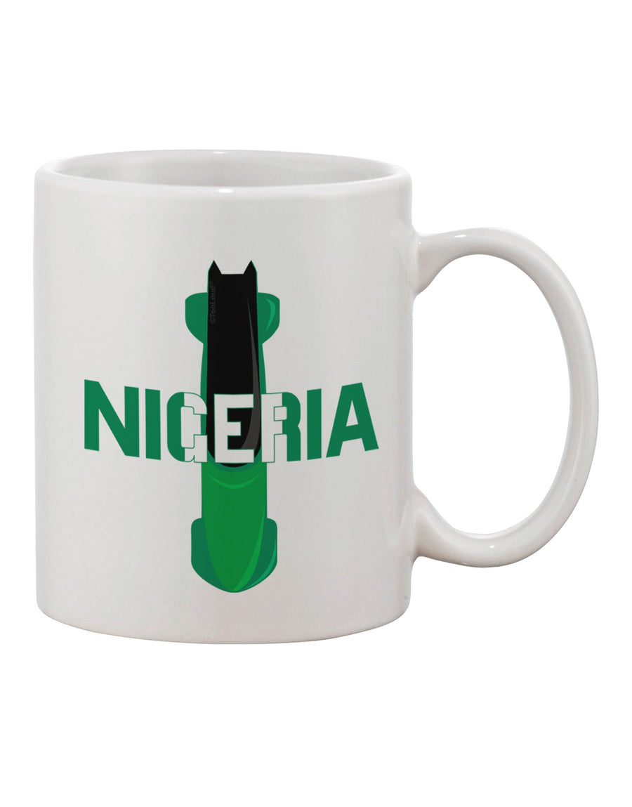 Nigeria Bobsled Inspired 11 oz Coffee Mug - Expertly Crafted by TooLoud-11 OZ Coffee Mug-TooLoud-White-Davson Sales