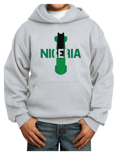 Nigeria Bobsled Youth Hoodie Pullover Sweatshirt by TooLoud-Youth Hoodie-TooLoud-Ash-XS-Davson Sales