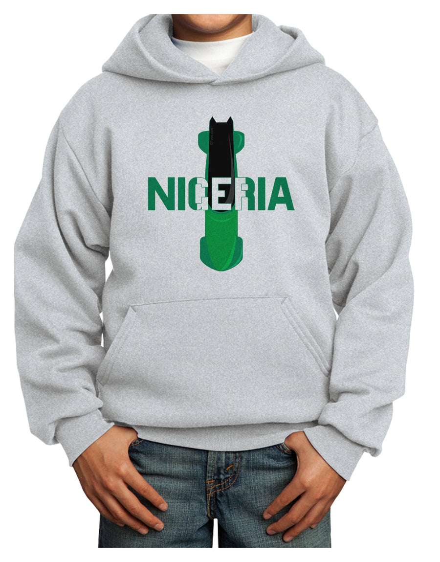 Nigeria Bobsled Youth Hoodie Pullover Sweatshirt by TooLoud-Youth Hoodie-TooLoud-White-XS-Davson Sales