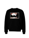 Nighttime Flamingos Adult Dark Sweatshirt-Sweatshirts-TooLoud-Black-Small-Davson Sales