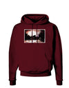 Nighttime Flamingos Dark Hoodie Sweatshirt-Hoodie-TooLoud-Maroon-Small-Davson Sales