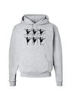 Nine Ladies Dancing Hoodie Sweatshirt-Hoodie-TooLoud-AshGray-Small-Davson Sales