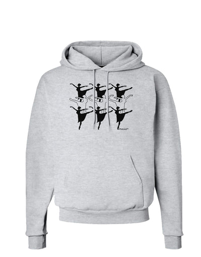 Nine Ladies Dancing Hoodie Sweatshirt-Hoodie-TooLoud-AshGray-Small-Davson Sales