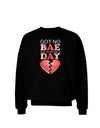 No Bae For Valentine's Day Adult Dark Sweatshirt-Sweatshirts-TooLoud-Black-Small-Davson Sales