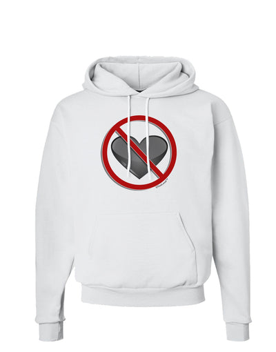 No Love Symbol Hoodie Sweatshirt-Hoodie-TooLoud-White-Small-Davson Sales