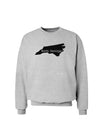 North Carolina - United States Shape Sweatshirt by TooLoud-Sweatshirts-TooLoud-AshGray-Small-Davson Sales