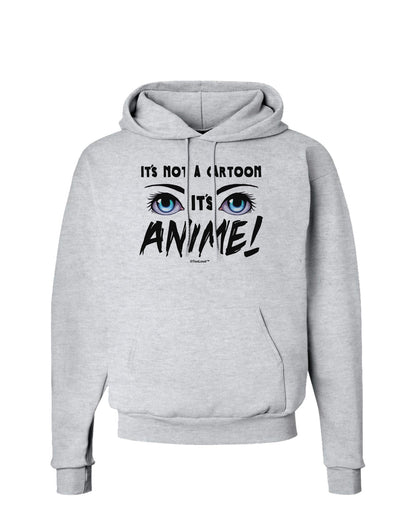 Not A Cartoon Eyes Blue Hoodie Sweatshirt-Hoodie-TooLoud-AshGray-Small-Davson Sales