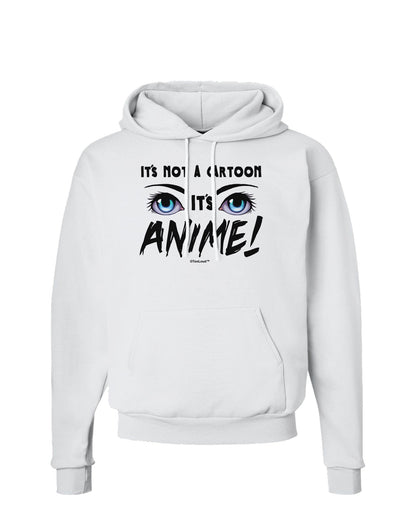 Not A Cartoon Eyes Blue Hoodie Sweatshirt-Hoodie-TooLoud-White-Small-Davson Sales