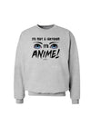 Not A Cartoon Eyes Blue Sweatshirt-Sweatshirts-TooLoud-AshGray-Small-Davson Sales