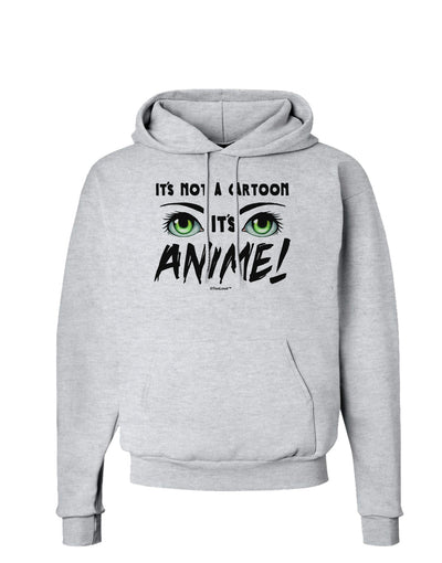 Not A Cartoon Eyes Green Hoodie Sweatshirt-Hoodie-TooLoud-AshGray-Small-Davson Sales