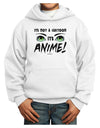 Not A Cartoon Eyes Green Youth Hoodie Pullover Sweatshirt-Youth Hoodie-TooLoud-White-XS-Davson Sales