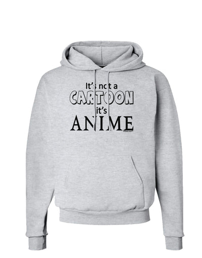 Not A Cartoon Text Hoodie Sweatshirt-Hoodie-TooLoud-AshGray-Small-Davson Sales