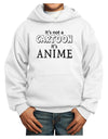 Not A Cartoon Text Youth Hoodie Pullover Sweatshirt-Youth Hoodie-TooLoud-White-XS-Davson Sales