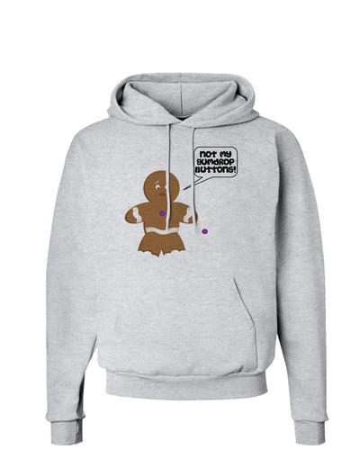 Not My Gumdrop Buttons Gingerbread Man Christmas Hoodie Sweatshirt-Hoodie-TooLoud-AshGray-Small-Davson Sales