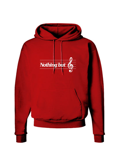 Nothing But Treble Music Pun Dark Hoodie Sweatshirt by TooLoud-Hoodie-TooLoud-Red-Small-Davson Sales