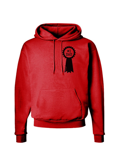 Number One Dad Award Ribbon Hoodie Sweatshirt-Hoodie-TooLoud-Red-Small-Davson Sales