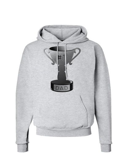 Number One Dad Trophy - Grayscale Hoodie Sweatshirt-Hoodie-TooLoud-AshGray-Small-Davson Sales