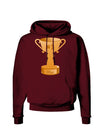 Number One Mom Trophy Dark Hoodie Sweatshirt by TooLoud-Hoodie-TooLoud-Maroon-Small-Davson Sales