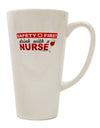 Nurse-Inspired 16 Ounce Conical Latte Coffee Mug - Perfect for Sipping in Style! - TooLoud-Conical Latte Mug-TooLoud-White-Davson Sales