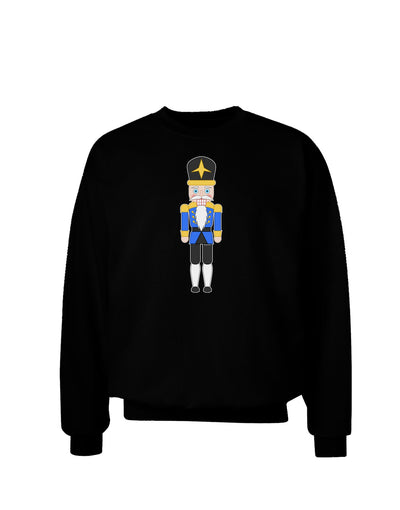 Nutcracker Design - Blue Gold Black Adult Dark Sweatshirt-Sweatshirts-TooLoud-Black-Small-Davson Sales