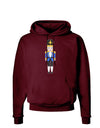 Nutcracker Design - Blue Gold Black Dark Hoodie Sweatshirt-Hoodie-TooLoud-Maroon-Small-Davson Sales