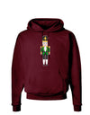 Nutcracker Design - Green Gold Black Dark Hoodie Sweatshirt-Hoodie-TooLoud-Maroon-Small-Davson Sales