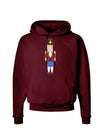 Nutcracker Design - Red Gold Black Dark Hoodie Sweatshirt-Hoodie-TooLoud-Maroon-Small-Davson Sales