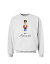 Nutcracker Design - Red Gold Black Text Sweatshirt-Sweatshirts-TooLoud-White-Small-Davson Sales