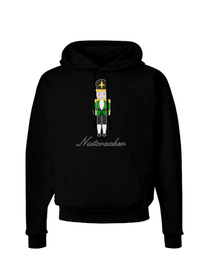 Nutcracker - Green Gold Black Text Dark Hoodie Sweatshirt-Hoodie-TooLoud-Black-Small-Davson Sales