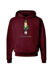 Nutcracker - Green Gold Black Text Dark Hoodie Sweatshirt-Hoodie-TooLoud-Maroon-Small-Davson Sales