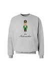 Nutcracker - Green Gold Black Text Sweatshirt-Sweatshirts-TooLoud-AshGray-Small-Davson Sales