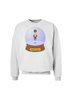 Nutcracker Snow Globe - Red Gold Black Sweatshirt by TooLoud-Sweatshirts-TooLoud-White-Small-Davson Sales