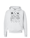 O Holy Night Shining Christmas Stars Hoodie Sweatshirt-Hoodie-TooLoud-White-Small-Davson Sales