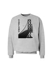 Oakland Text Bay Bridge Sweatshirt-Sweatshirts-TooLoud-AshGray-Small-Davson Sales