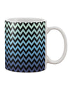 Ocean-Inspired Zig Zag Patterned 11 oz Coffee Mug - TooLoud-11 OZ Coffee Mug-TooLoud-White-Davson Sales