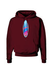 Octopus Surfboard Dark Hoodie Sweatshirt by TooLoud-Hoodie-TooLoud-Maroon-Small-Davson Sales