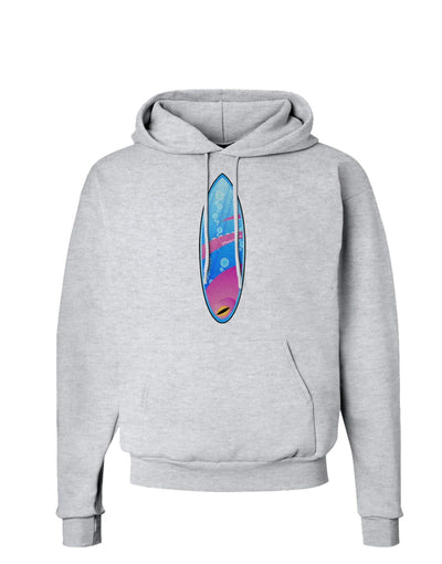 Octopus Surfboard Hoodie Sweatshirt by TooLoud-Hoodie-TooLoud-AshGray-Small-Davson Sales