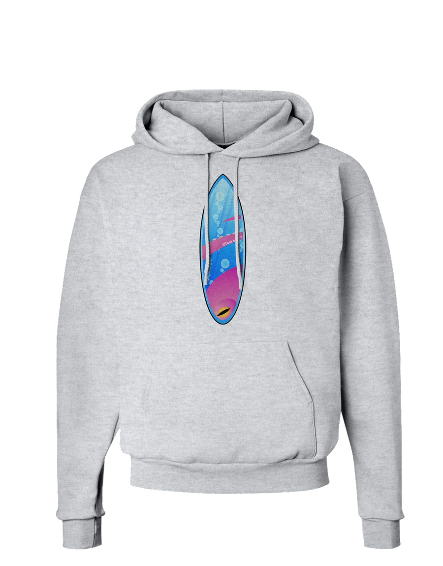 Octopus Surfboard Hoodie Sweatshirt by TooLoud-Hoodie-TooLoud-White-Small-Davson Sales